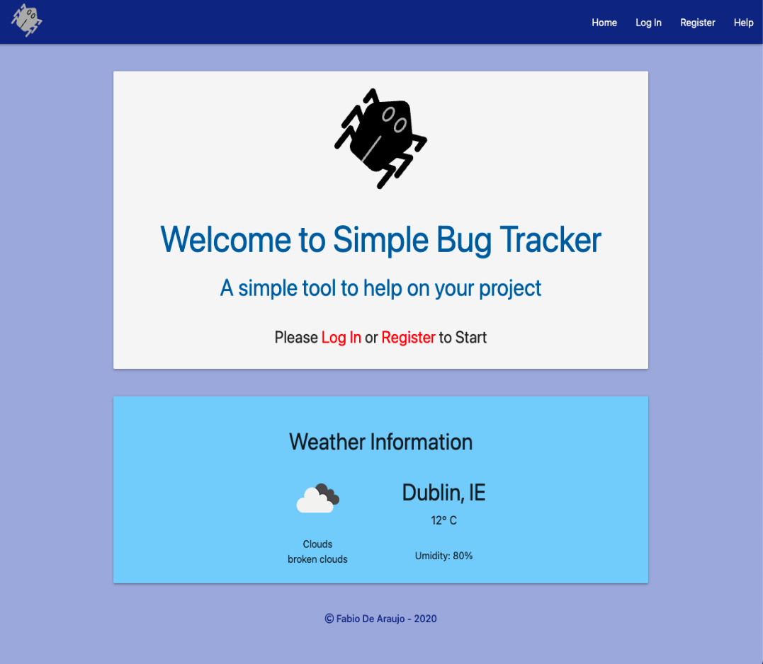 Simple Bug Tracker